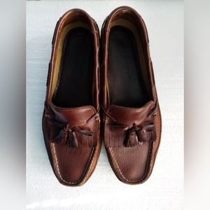 Sperry Top-Sider Leather Slip-On Tassel Loafers Shoes Men's 11W Brown #0673418